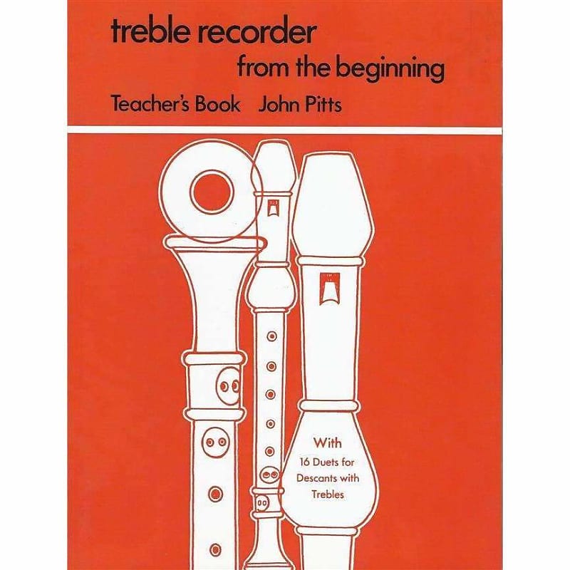 Treble Recorder From The Beginning: Teachers Book - Pitts | Reverb UK