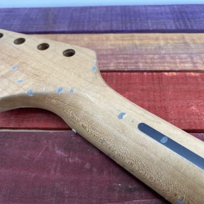 Real Life Relics Flame Maple S Style Neck Roasted One Piece Maple RLR-SRFM #7 image 4