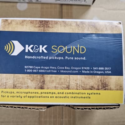K&K Sound Pure 12 String Acoustic Guitar Pickup with Volume Control 2010s - Black image 3