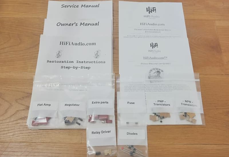 Nikko beta III restoration kit filter capacitor repair rebuild fix  			