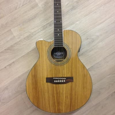 Chord N5Z-LH Zebrano Electro Acoustic Guitar for sale