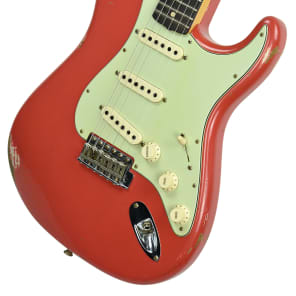 Fender Custom Shop 1961 Stratocaster Relic Fiesta Red image 5