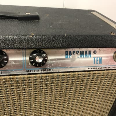 1977 Fender Bassman 10 Head in a Bandmaster Reverb Head Cab image 3