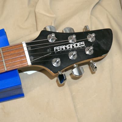 Fernandes Native Electric Guitar Blue Sparkle with generic Gig Bag image 3