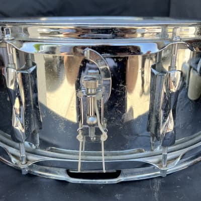 Olympic By Premier 5x14" Chrome Over Steel Snare Drum image 3