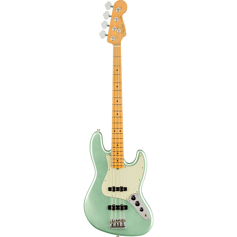 Fender American Professional II Jazz Bass, Maple Fingerboard - Mystic Surf Green image 1