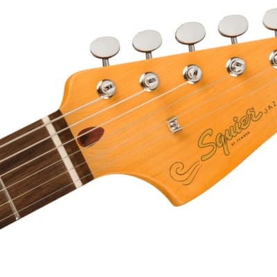 Squier - J Mascis Signature - Jazzmaster® Electric Guitar - Laurel Fingerboard - Vintage White w/ Gold Anodized Pickguard image 6