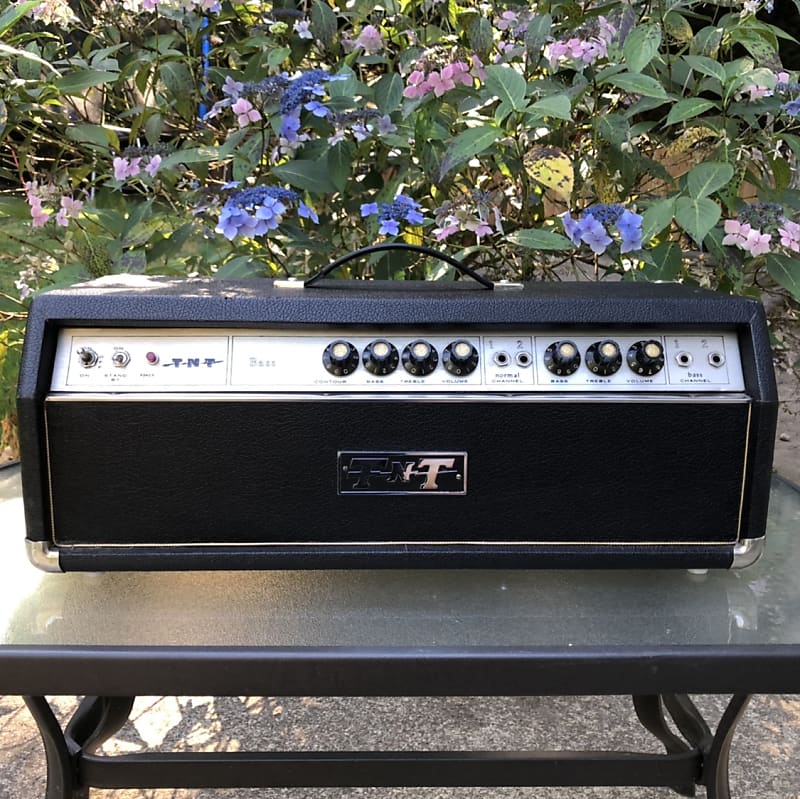 TNT Electronics Vintage Tube Bass Amp Rare! 1960's black image 1