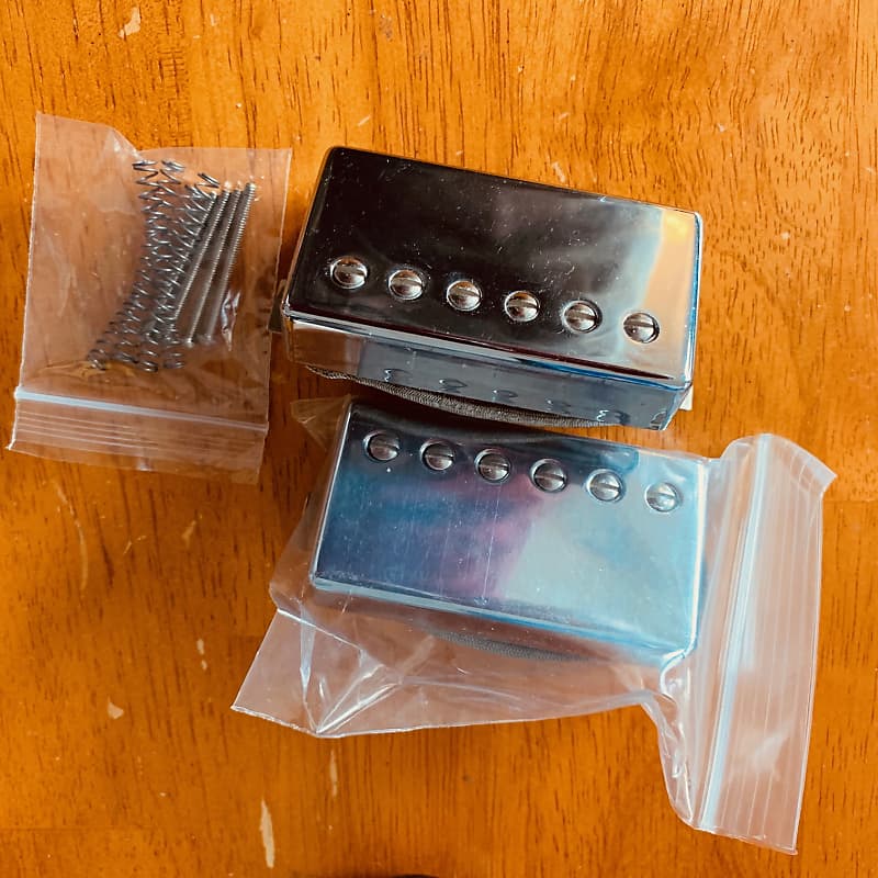 1997 Gibson 490R / 498T Pickup Set  -- Chrome -- Excellent image 1