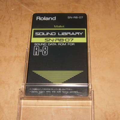 Roland SN-R8-07 Mallet 1990s - Black for R8 R8M R8 MKII