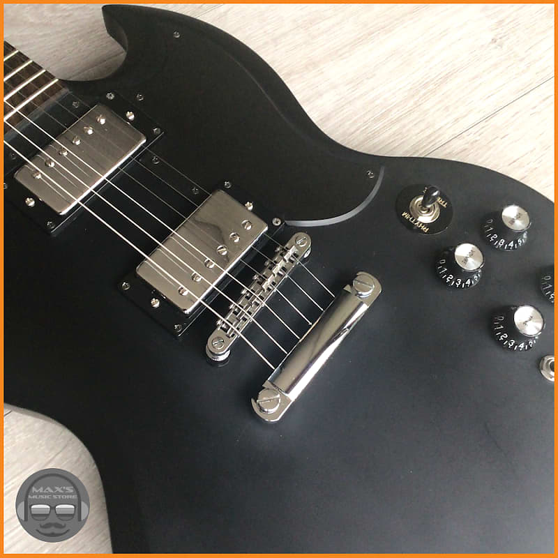 Epiphone SG Goth G-400 – Satin Black With Chrome Hardware Epiphone SG Goth G-400 – Satin Black With Chrome Hardware