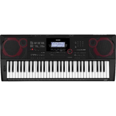 Casio - CT-X3000 - Portable Keyboard - 61-Key - Touch Sensitive - Black