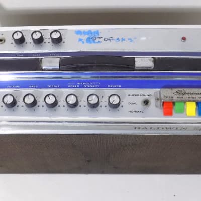 1965 Baldwin Professional C1 Supersound Custom 2x12 Combo Guitar Amp • Exc Tone image 2
