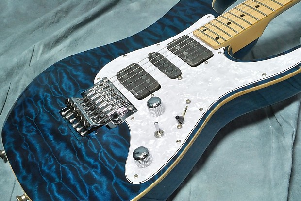 Schecter Japan SD-II-24-AS Blue Sunburst | Reverb