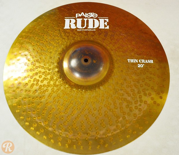 Paiste 20" RUDE Thin Crash Cymbal image 1