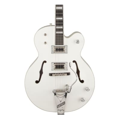Gretsch G7593T Billy Duffy Signature Falcon 6-String Hollow Body Electric Guitar - Right-Handed (White Lacquer) Bundle with Gretsch Jim Dandy Parlor Acoustic Guitar (Frontier Satin) image 4