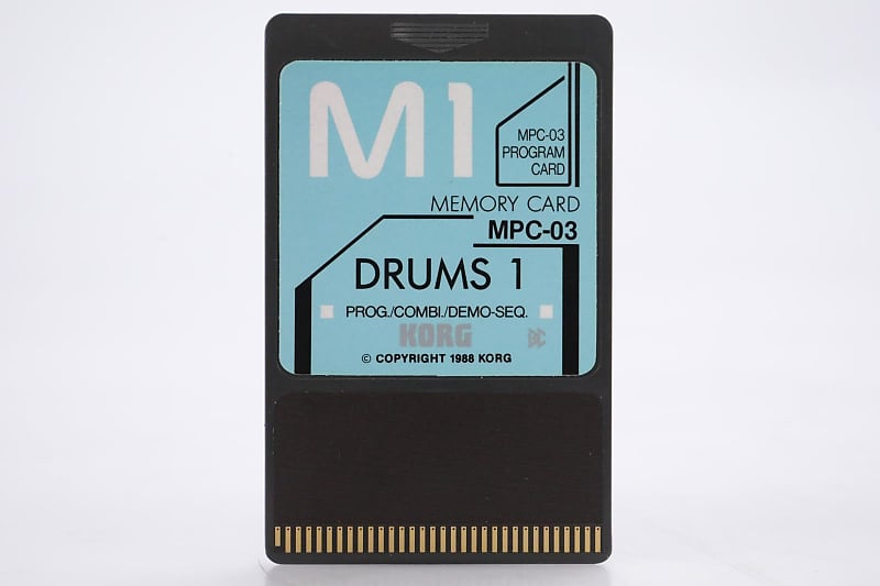 Korg MSC-3S / MSC-03 Drums 1 PCM Data Card for Korg M1