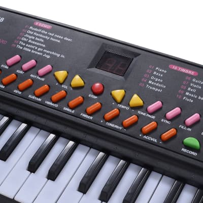 Black Perfect 54 Keys Kids Electronic Music Piano image 6