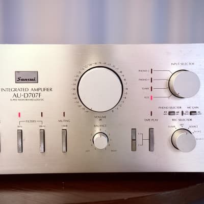🔥🎶✨ Sansui AU-D707F Vintage Integrated Amplifier (100V