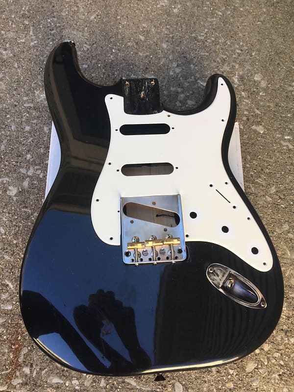 Strat/Tele Hybrid body with Wilkinson tele bridge | Reverb