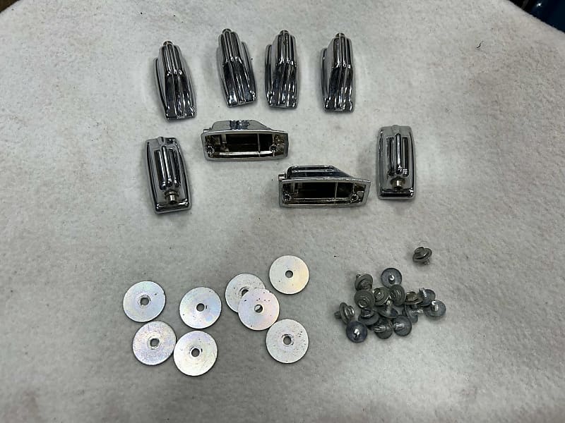 Rogers 8 Large Floor Tom Lugs (314U474) 60's chrome Reverb