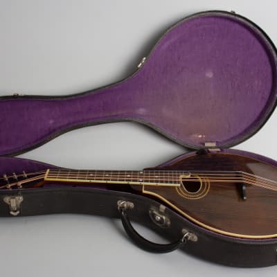 Gibson  Style H-1 Carved Top Mandola (1918), ser. #48206, original black hard shell case. image 10