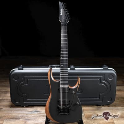 Ibanez RGDR4327 Prestige 7-String 26.5” Scale Guitar w/ Case – Natural Flat image 1