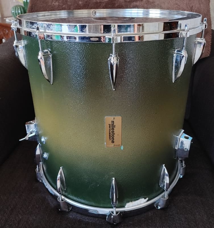 Milestone 16 x 16 Floor Tom converted to a bass drum Reverb