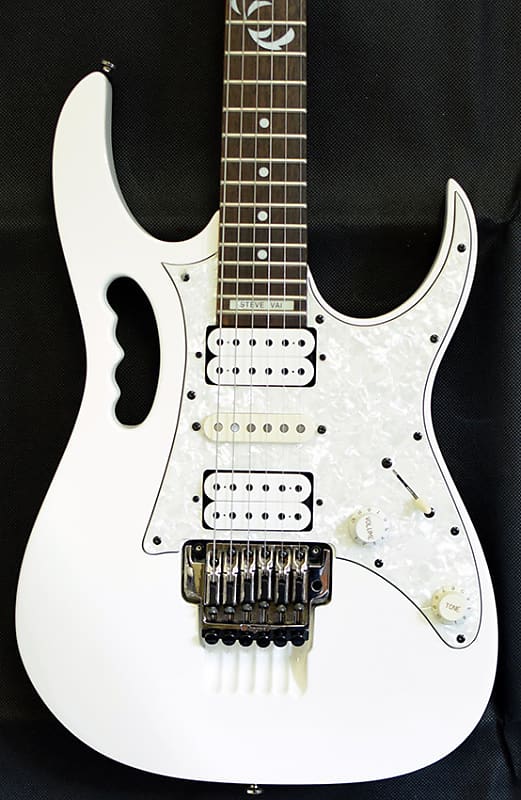 Ibanez JEM-555 WH Steve Vai Signature White | Reverb