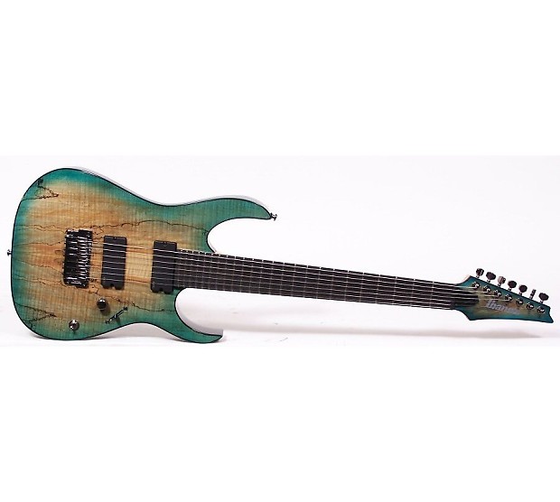 Ibanez RGIX27FESMFSL RGIX27FESM RG Iron Label Series 7-String Electric  Guitar Foggy Stained Blue