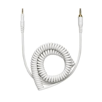 Audio-Technica HP-CC-WH Replacement Coiled Cable for M Series Headphones image 1