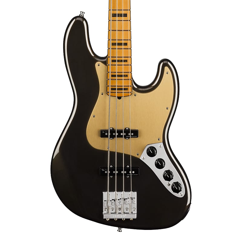 Fender American Ultra Jazz Bass - Maple Fingerboard - Texas Tea image 1