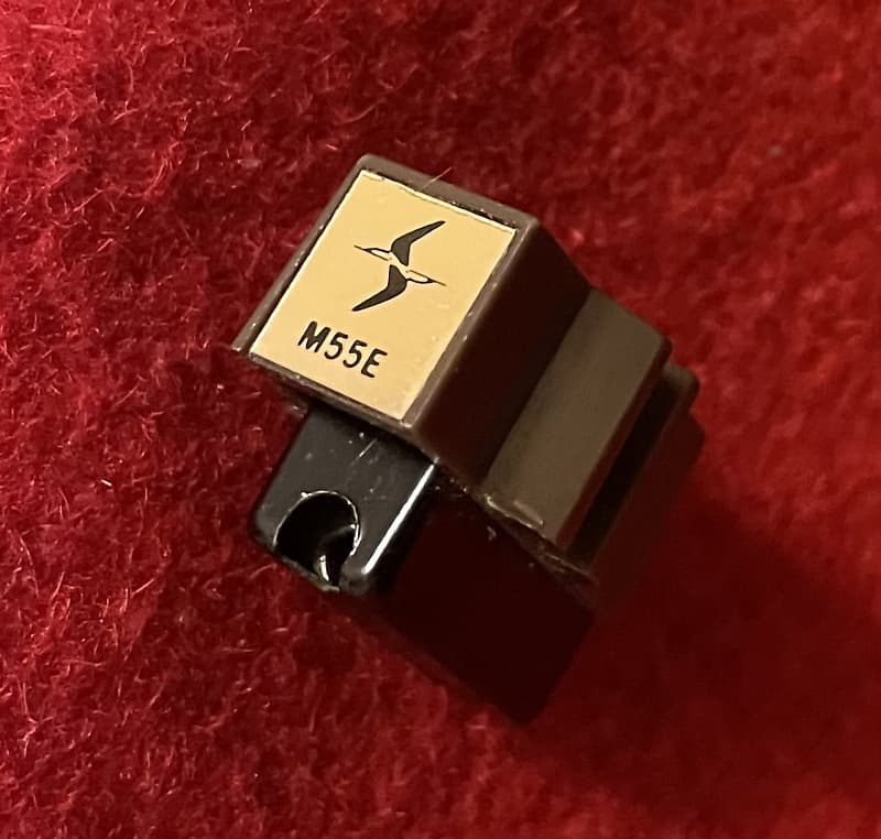Vintage 1960s Shure M55E Phono Cartridge Brown/Gold | Reverb