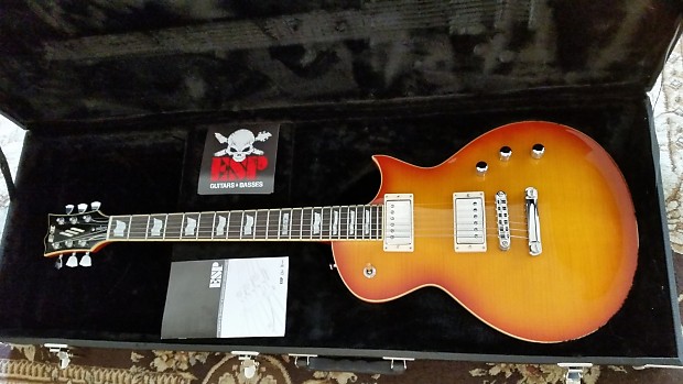 ESP ECLIPSE II EII E2 Honey Burst Electric Guitar w/Case