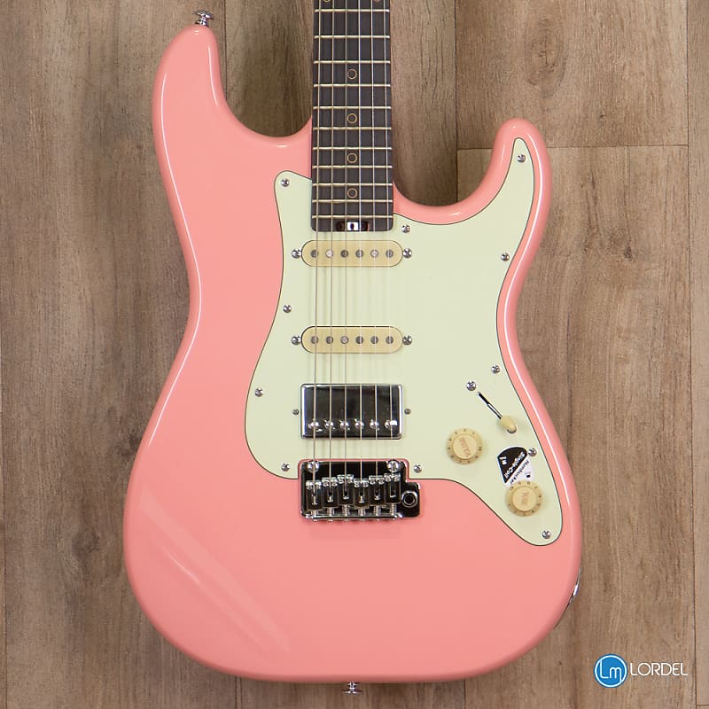 Schecter Nick Johnston signature HSS - Atomic Coral image 1