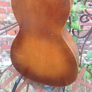 SUPERTONE Sears Roebuck Parlor Guitar 1920s / 30's nocbc as is Rare image 9