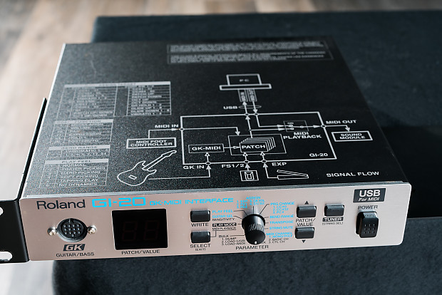 Roland GI-20 GK-MIDI Interface with Rack | Reverb