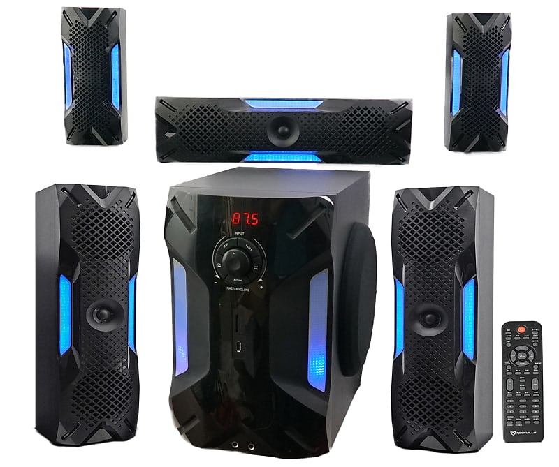 Rockville HTS56 1000w Channel Home Theater System/Bluetooth/USB+8