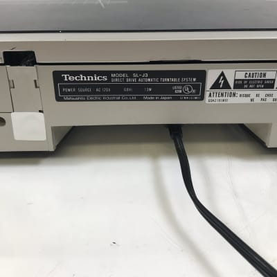 Technics Quartz SL-J3 Direct Drive Turntable image 13