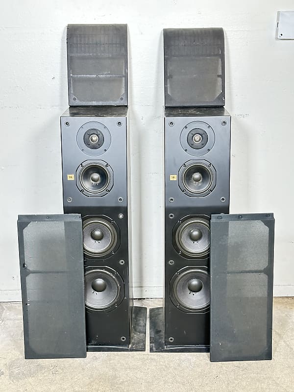 JBL L5 Vintage Home Floor Stereo Speakers  			
