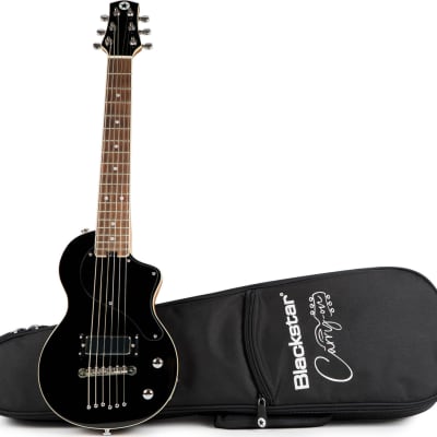Blackstar Carry-On Travel Guitar, Black w/ Gig Bag image 1
