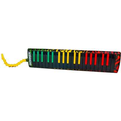 Hohner Airboard 37 Rasta 37-Key Melodica with Gig Bag image 1