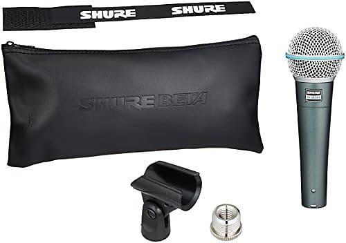 Shure BETA 58A Supercardioid Dynamic Microphone with High Output Neodymium Element for Vocal/Instrument Applications image 1