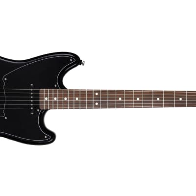 Rosenow Rapid Line 25.5" - Black - Blackwood Tek -  Offset Body Electric Guitar image 2