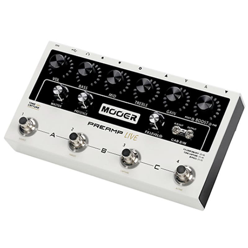 Mooer Preamp LIVE Guitar Multi Preamp Effects Processor with Bluetooth New