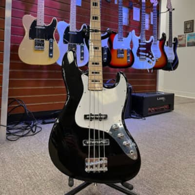 Austin AJB300 Electric Bass Guitar Black for sale