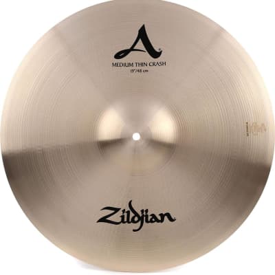 Zildjian 19" A Series Medium Thin Crash Cymbal - Traditional image 1