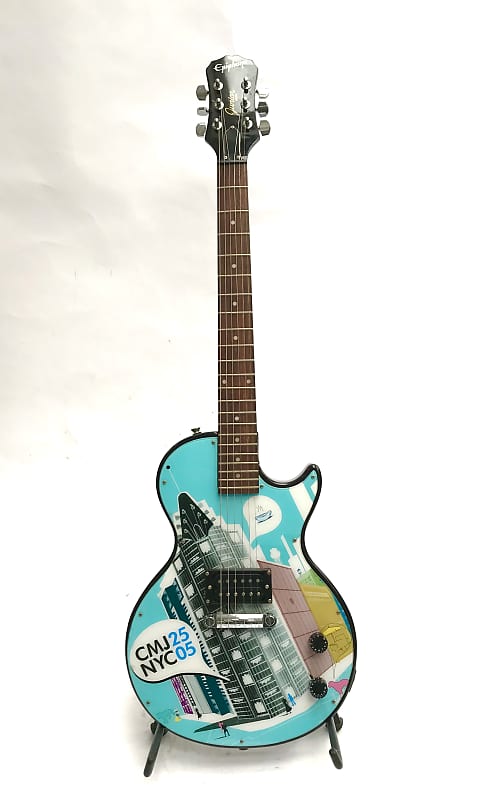 Collectors Epiphone Les Paul jr CMJ One Of A Kind? Custom