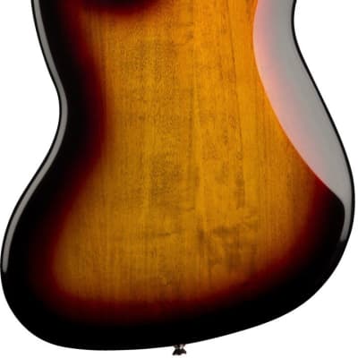 Squier Classic Vibe '60's Fretless Jazz Bass - 3-Color Sunburst, Laurel Fingerboard image 2