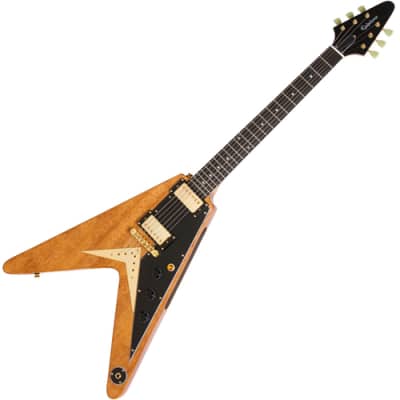 Epiphone 1958 Korina Flying V Limited Edition-Antique Natural